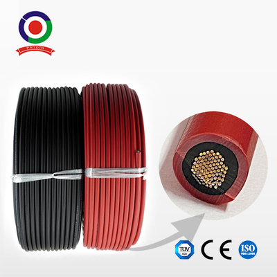 6mm2 Solar Cable TUV EN 50618 1500V DC Pv Cable for solar panel and inverter